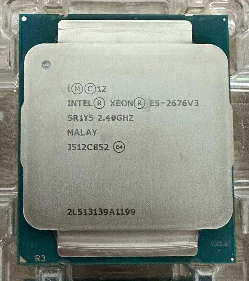 Intel Xeon E5-2676 V3 2.4GHz SR1Y5 12-core LGA2011-V3 CPU processor 2676V3
