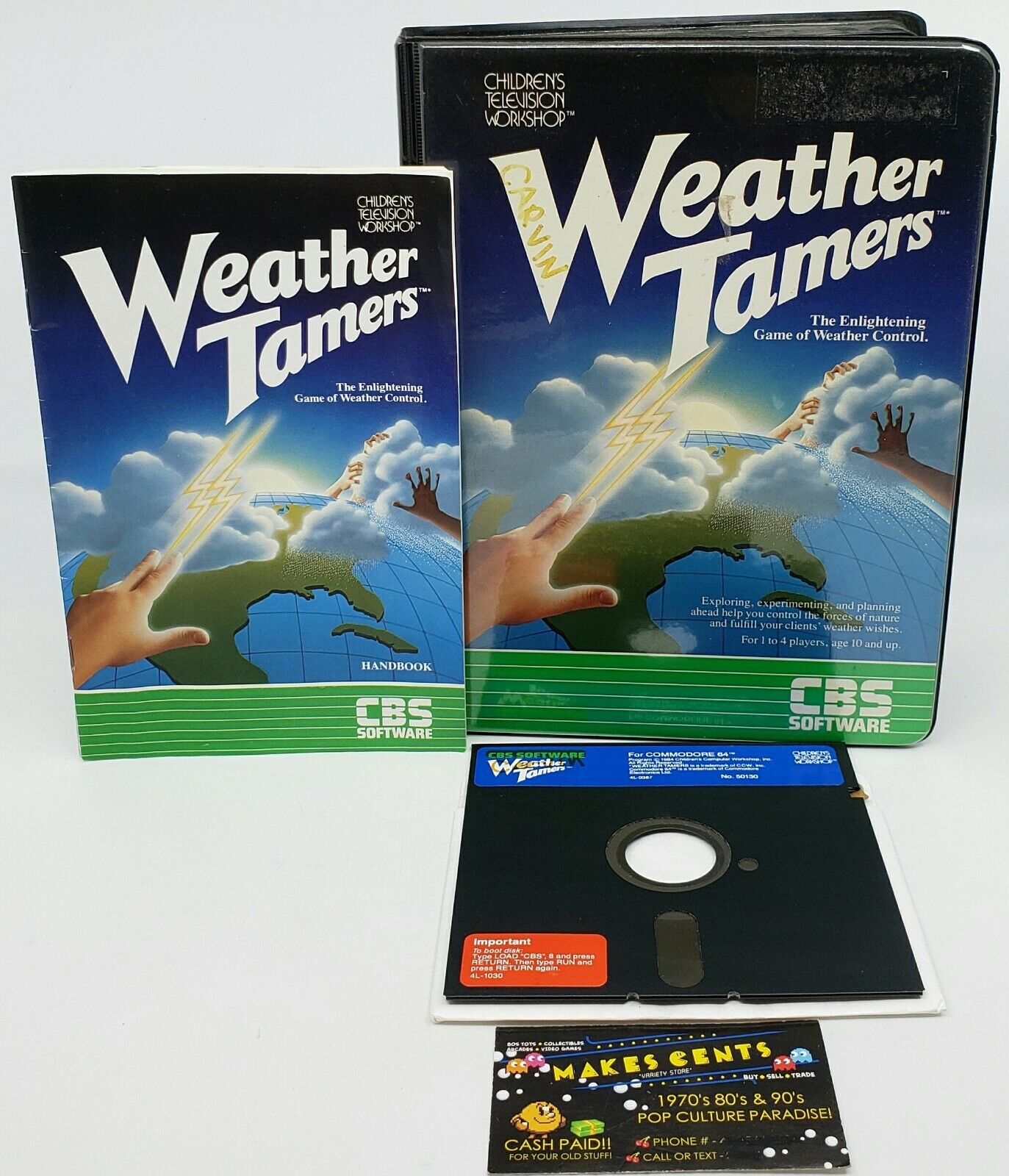 1980's - Vintage Commodore 64 Weather Tamera Floppy w/ Clamshell Case C64