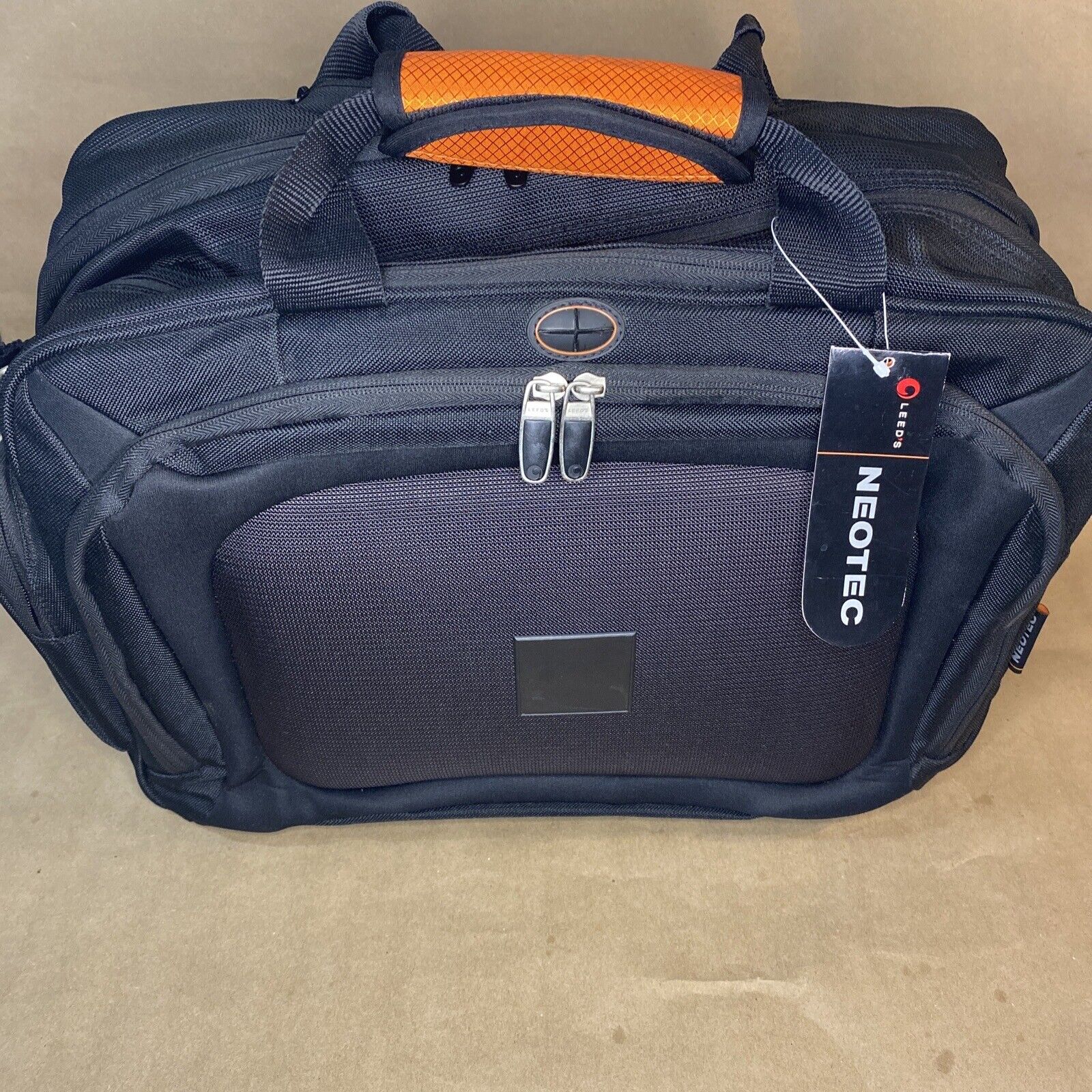 Laptop Bag Deluxe Wheeled Padded Storage Leeds Neotec 1900-90 Compu-Attaché