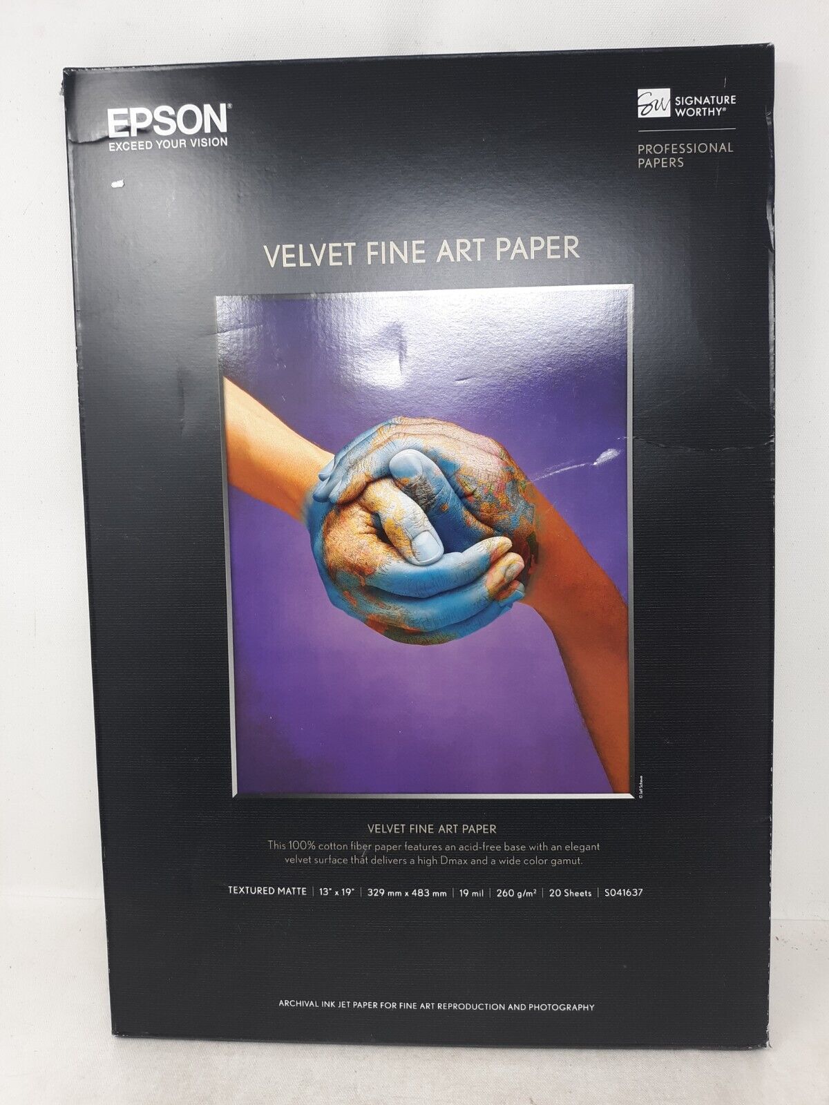 Epson Velvet Fine Art Paper | 13 x 19\