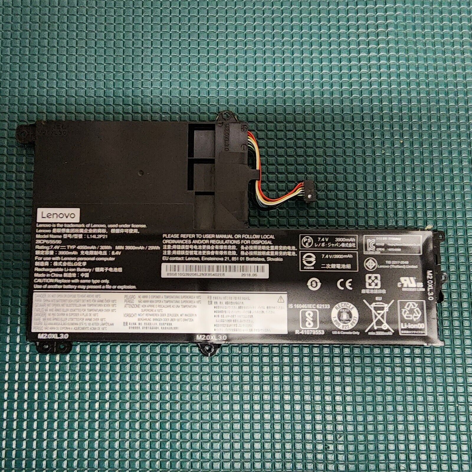 Genuine OEM Battery for Lenovo IdeaPad 330S-15IKB, L14L2P21 excellent condition