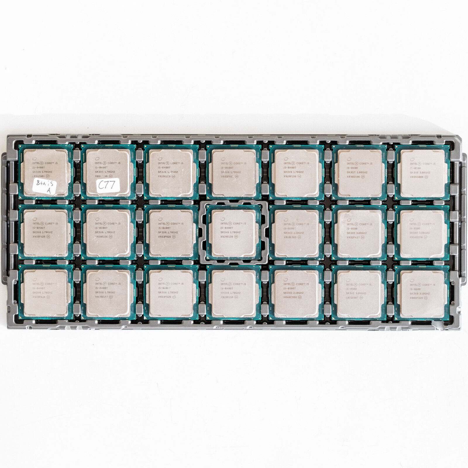 Lot of 21 Intel 8th Gen i5-8400T 8500T Coffee Lake LGA1151 Six Core Processors