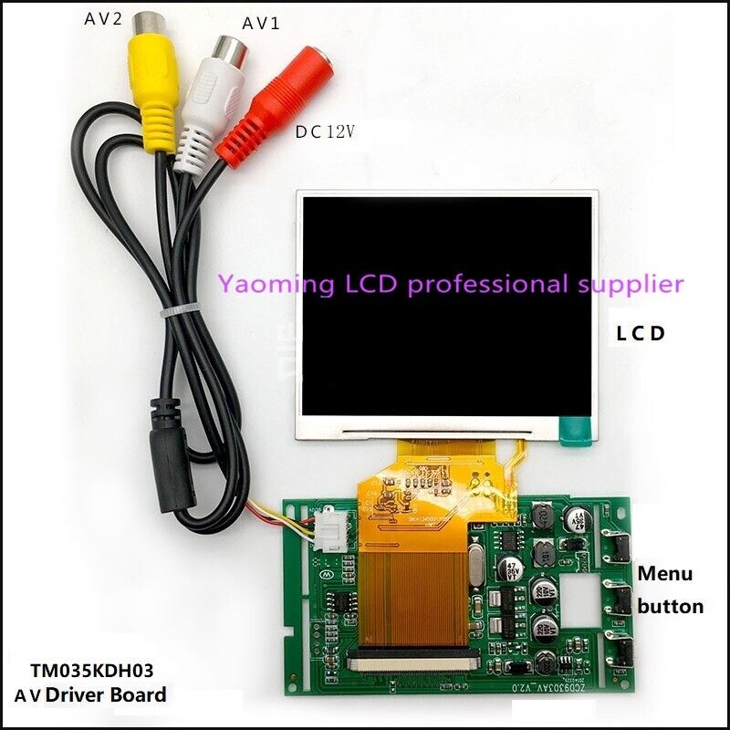 2AV LCD Controller Board With 3.5\