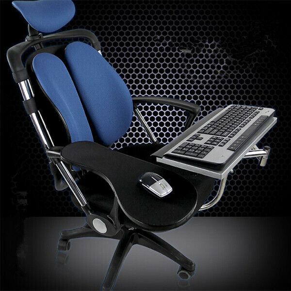 Ergonomic laptop/keyboard/mouse stand/mount/holder for chair/office