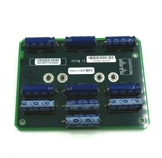 Cisco Systems 73-9351-02 A0 Capacitor Board for WS-C6509-E Switch 28-6879-02