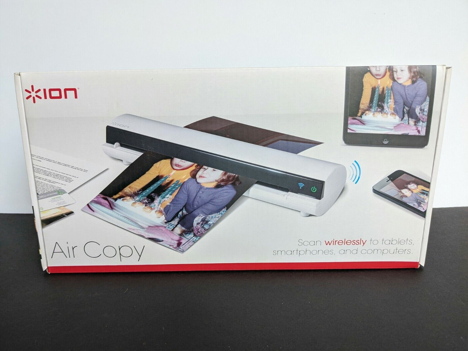 ION Air Copy Wireless Photo & Document Scanner with Built-in WiFi - New in Box