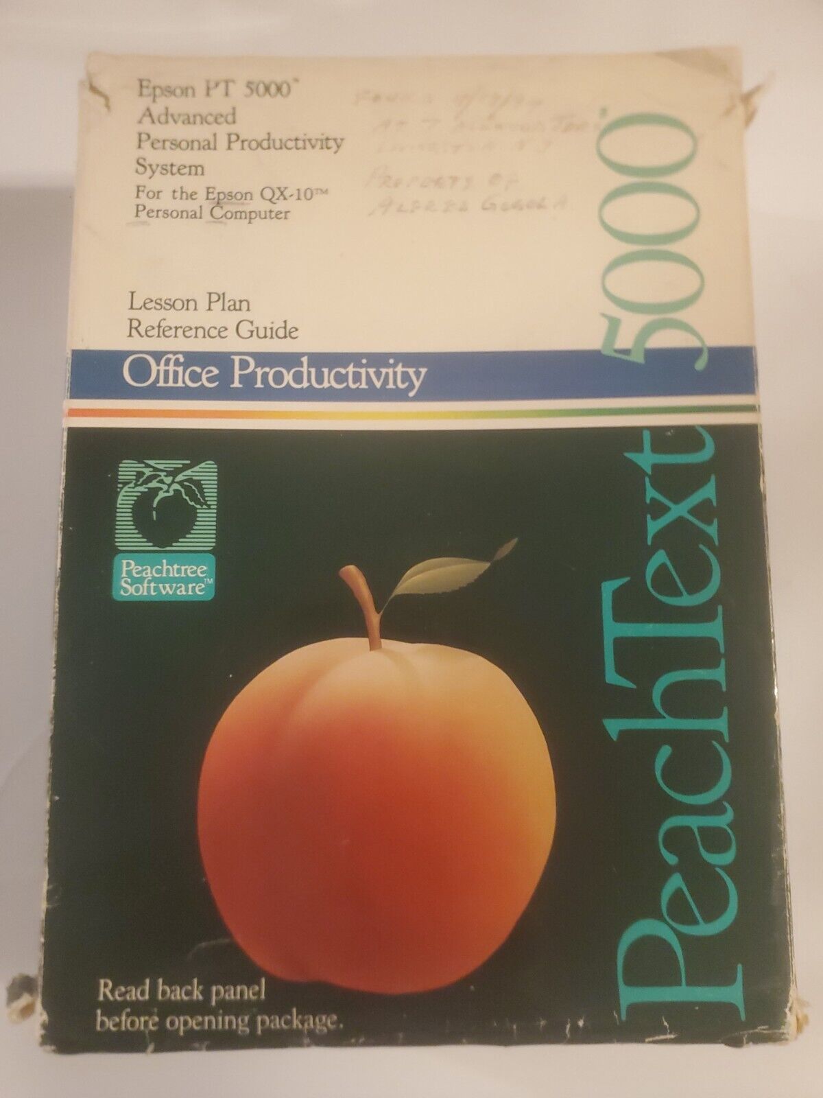 VINTAGE  PEACHTREE SOFTWARE 1983 - OFFICE PRODUCTIVITY - EPSON FLOPPYS DISKS