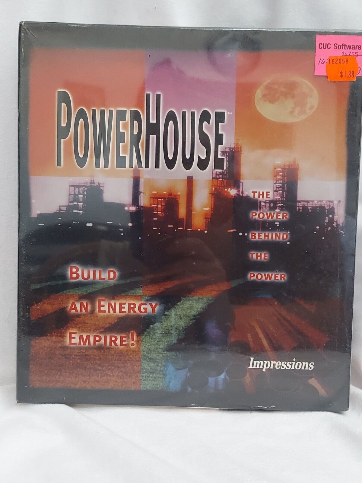 VINTAGE 1995 SEALED NEW  BIG BOX POWERHOUSE WINDOWS CD ROM COMPUTER GAME