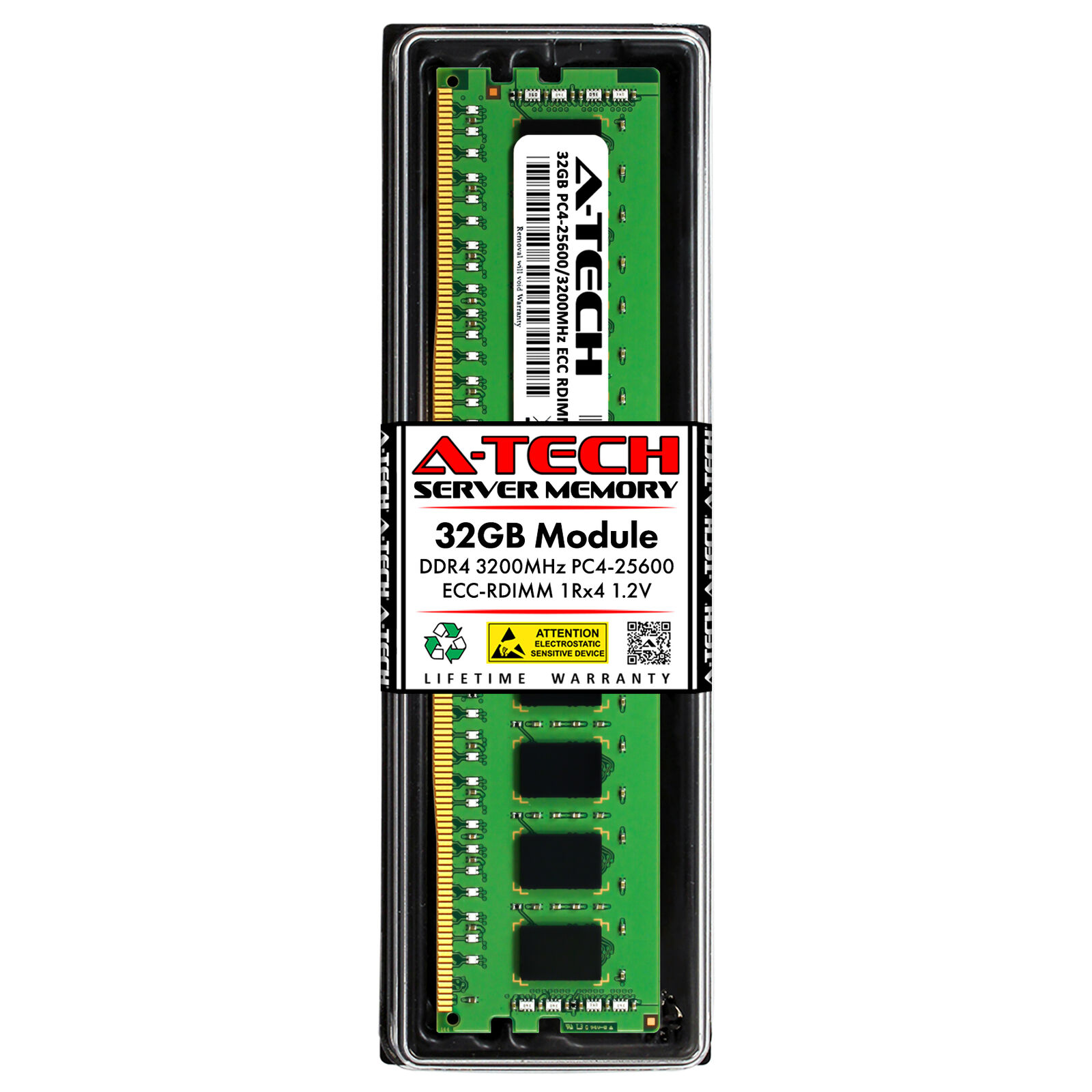 32GB DDR4 PC4-25600 RDIMM (Cisco UCS-MR-X32G1RW-M Equivalent) Server Memory RAM