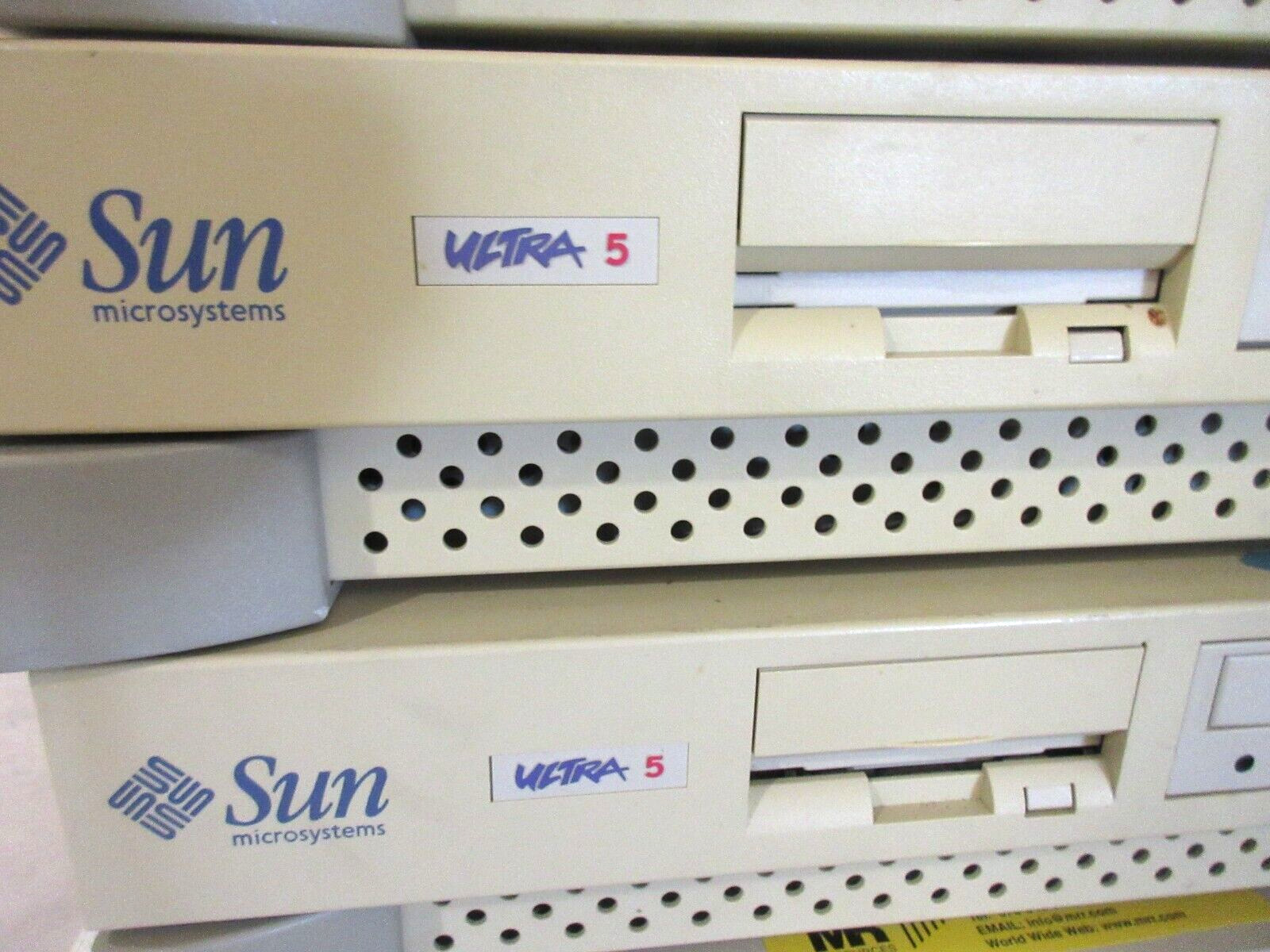 x1 Sun Microsystems Ultra 5 sparcstation (Mostly complete some missing CD Rom)