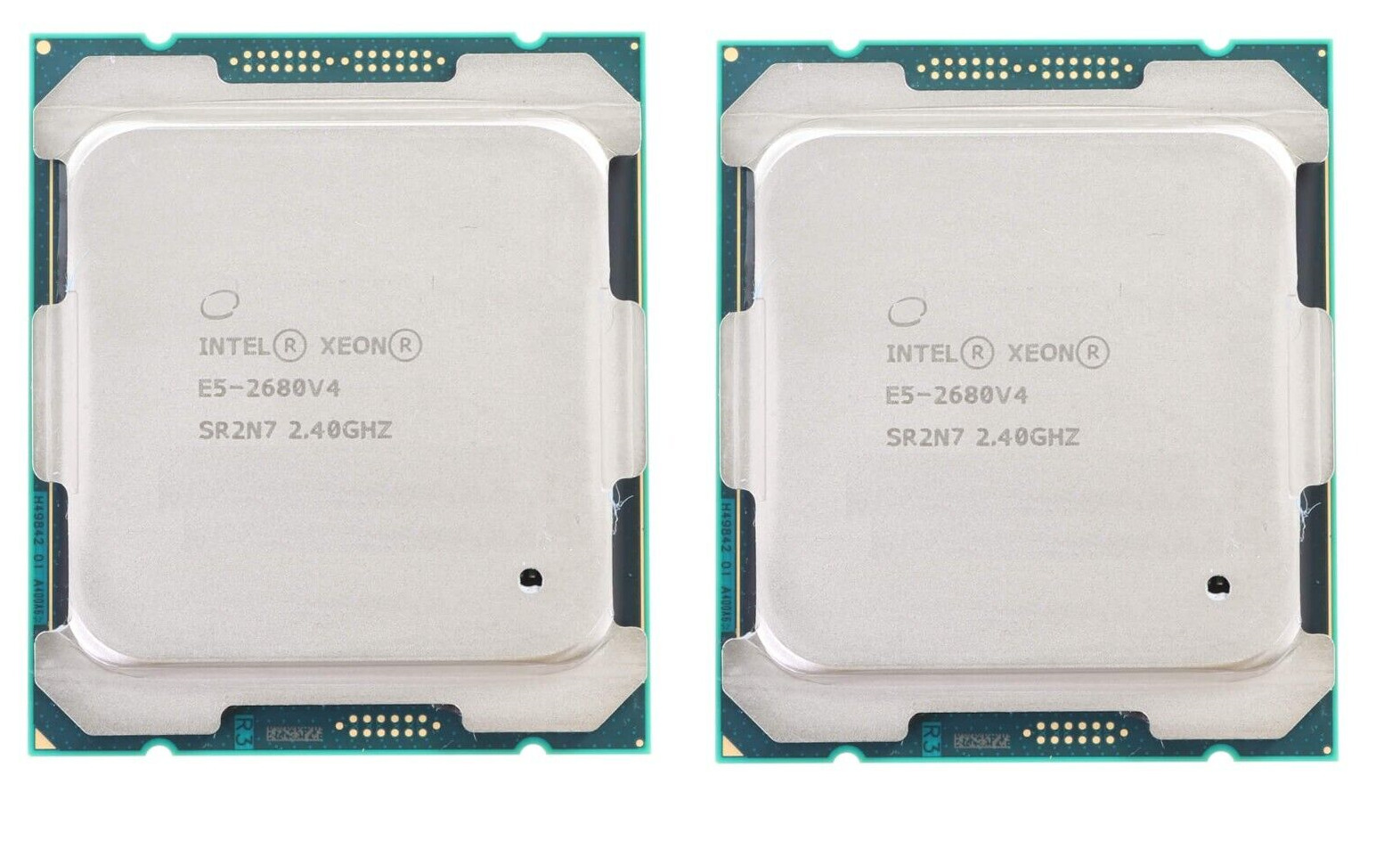 Matched Pair 2x Intel Xeon CPU e5-2680v4 CPU SR2N7 14 Cor 12x 2.4GHz Processor