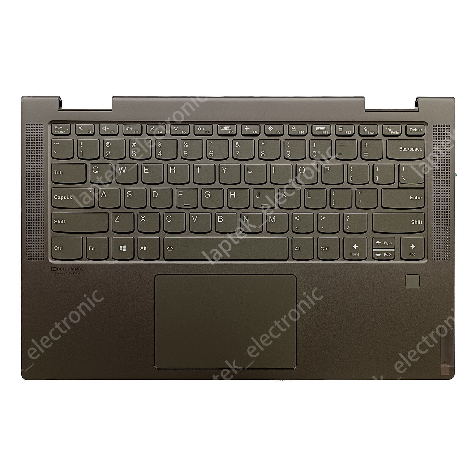 For Lenovo Yoga 7-14ITL5 7-14 Palmrest Keyboard Touchpad 5CB1A08879 Dark Moss US