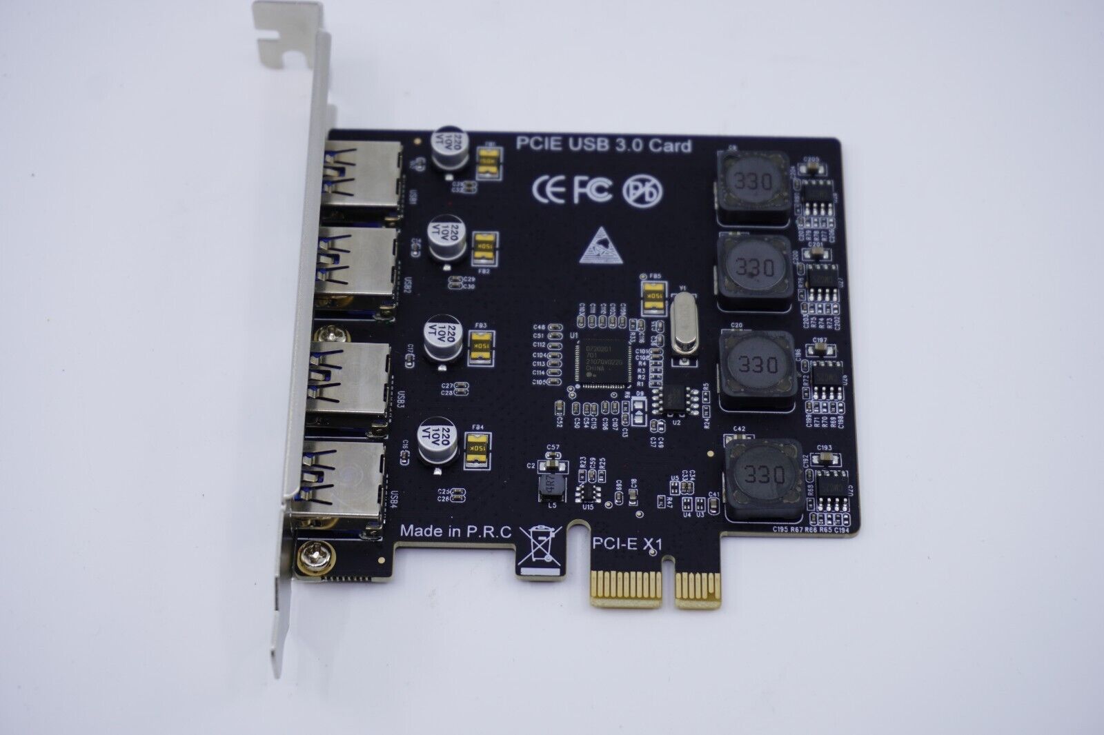 FebSmart PCI Express USB 3.0 Expansion Card FS-U4-Pro 4 Ports