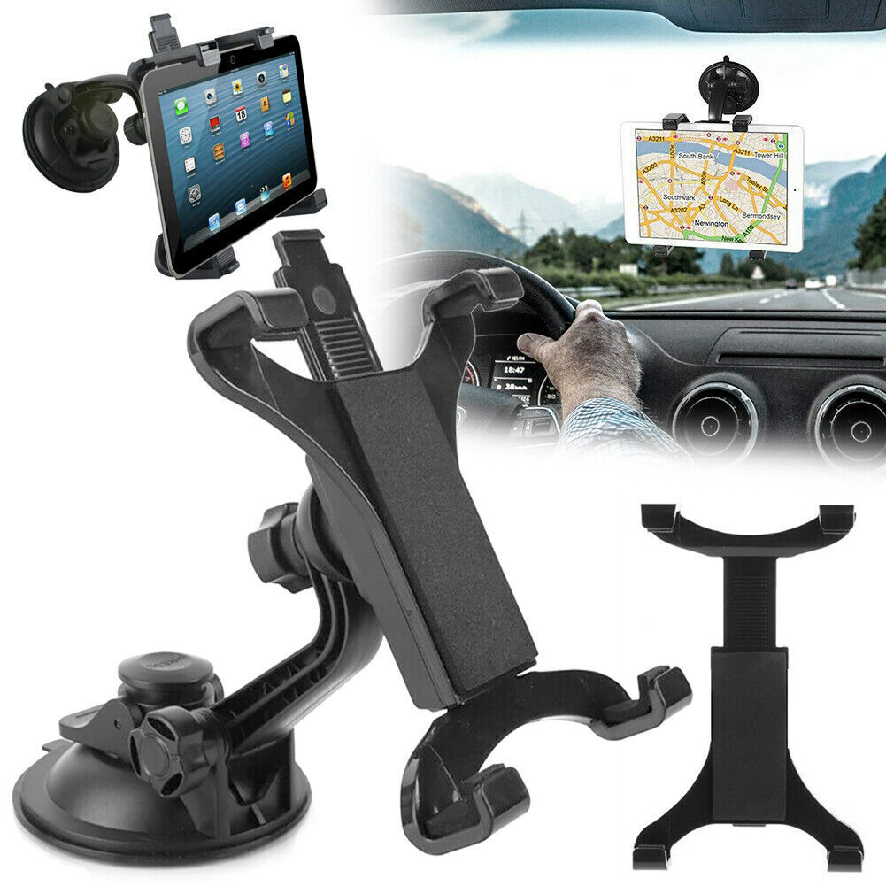 Car Dashboard Windshield Suction Cup Mount Holder Pad for iPad GPS Tablet 7 -11\