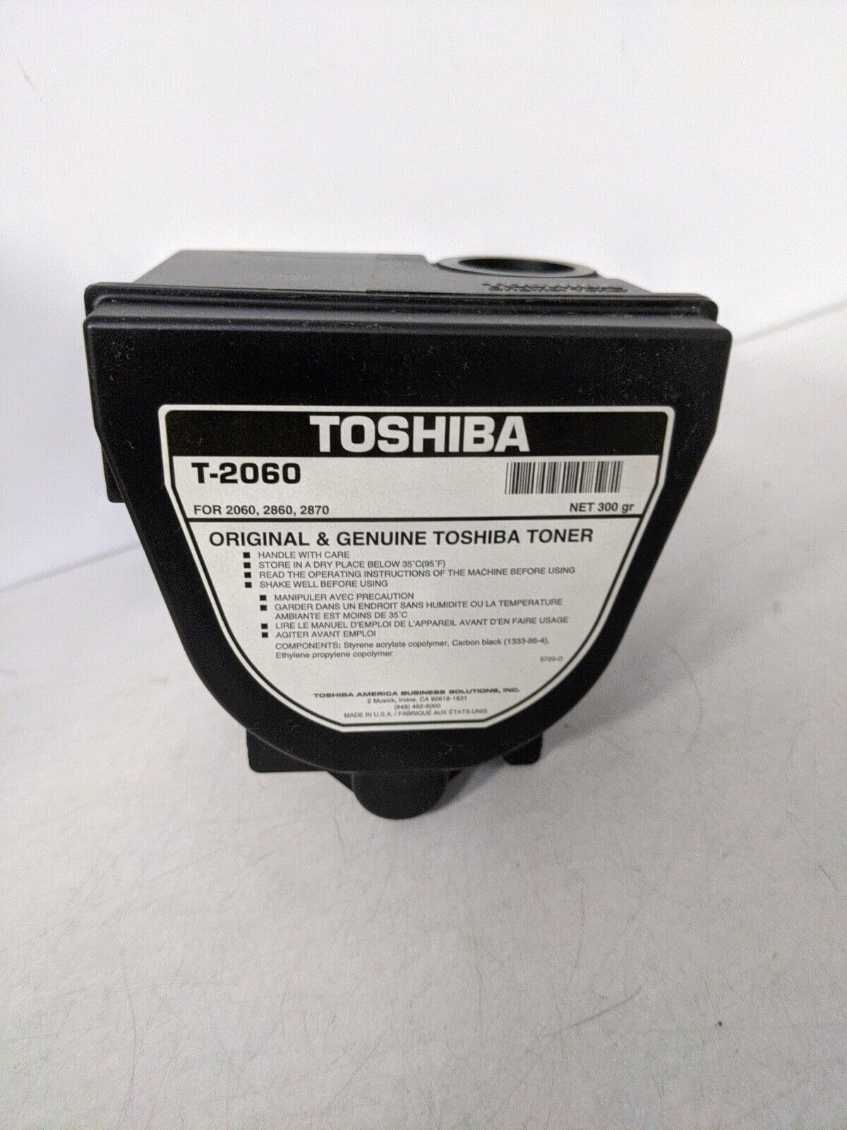 ORIGINAL & GENUINE TOSHIBA TONER T-2060 - FOR 2060,2860,2870 300gr