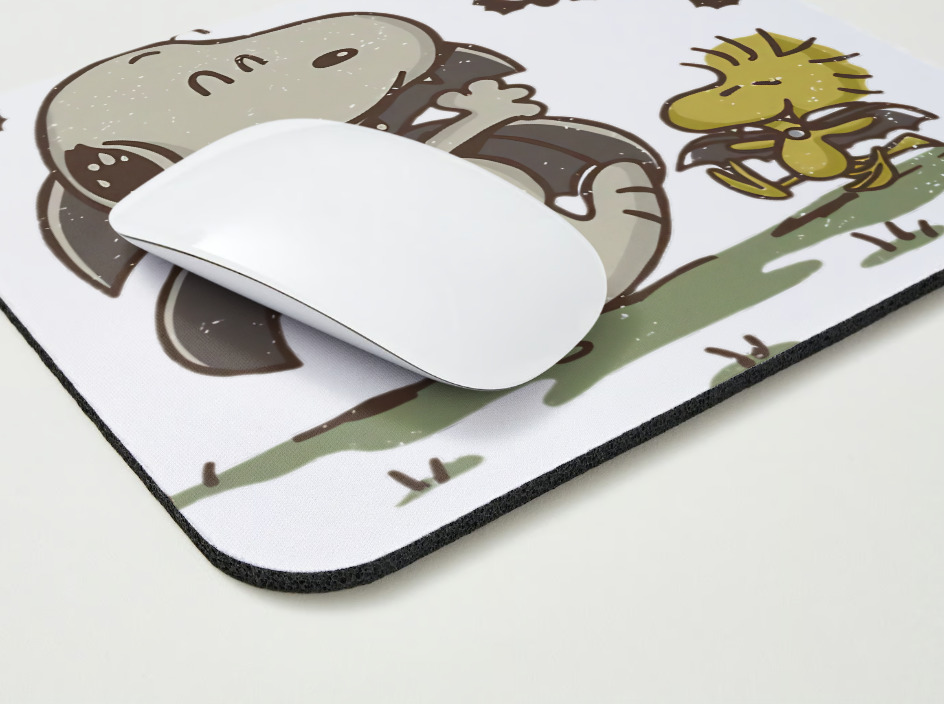 Snoopy Mouse Pad | Cute Mouse Pad | Home Office Mouse pad