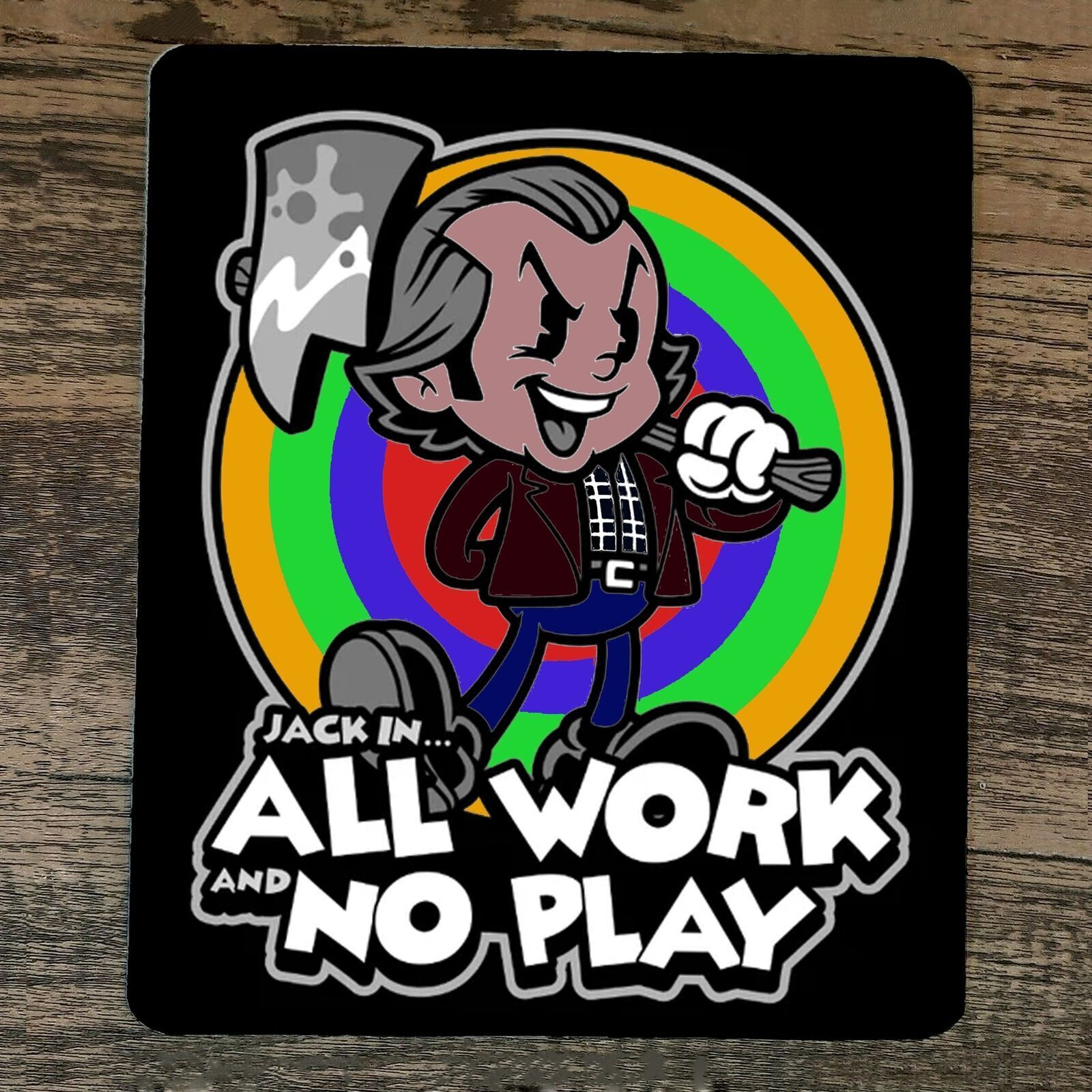 Mouse Pad Jack in All Work and No Play The Shining