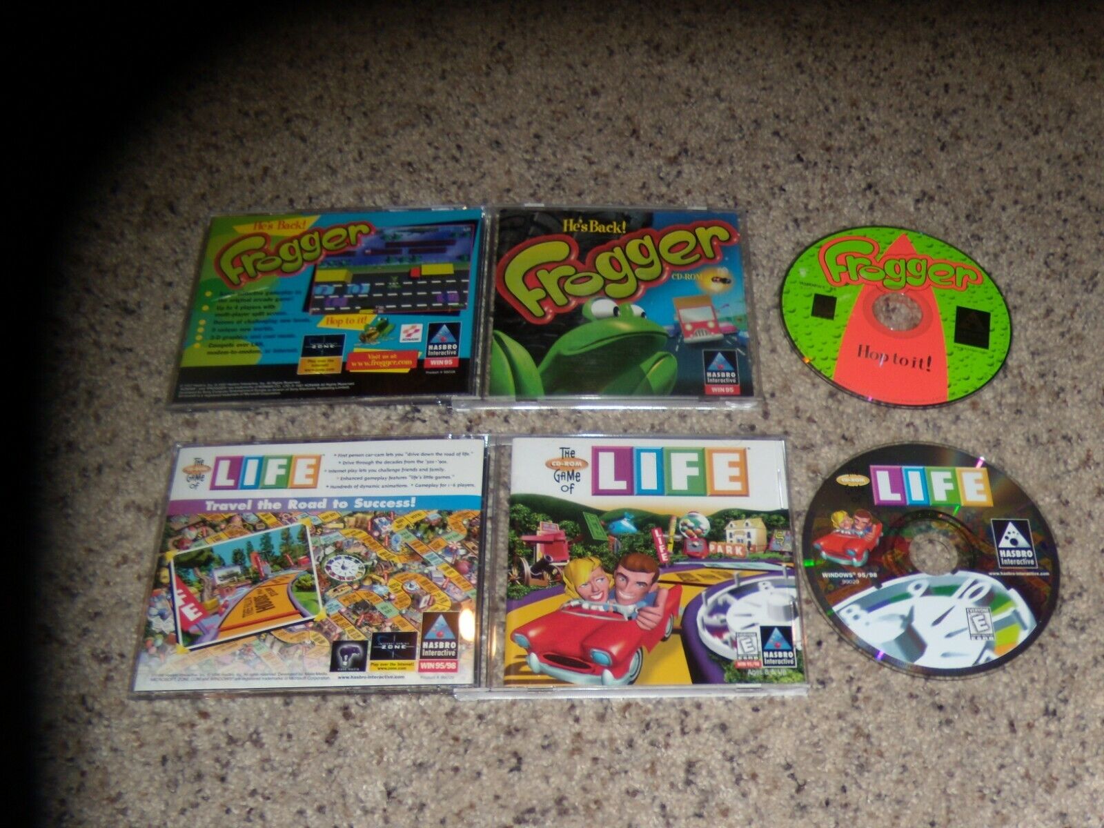 2 PC Games: Frogger and The Game of Life