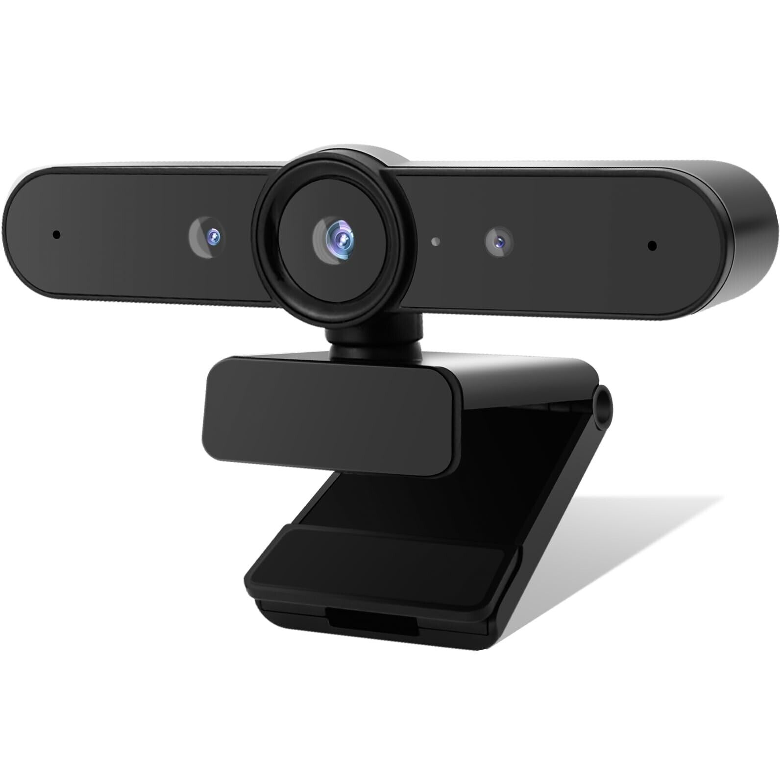Windows Hello Webcam, FHD1080P 30fps, Dual-Lens Dynamic Face Recognition Came...