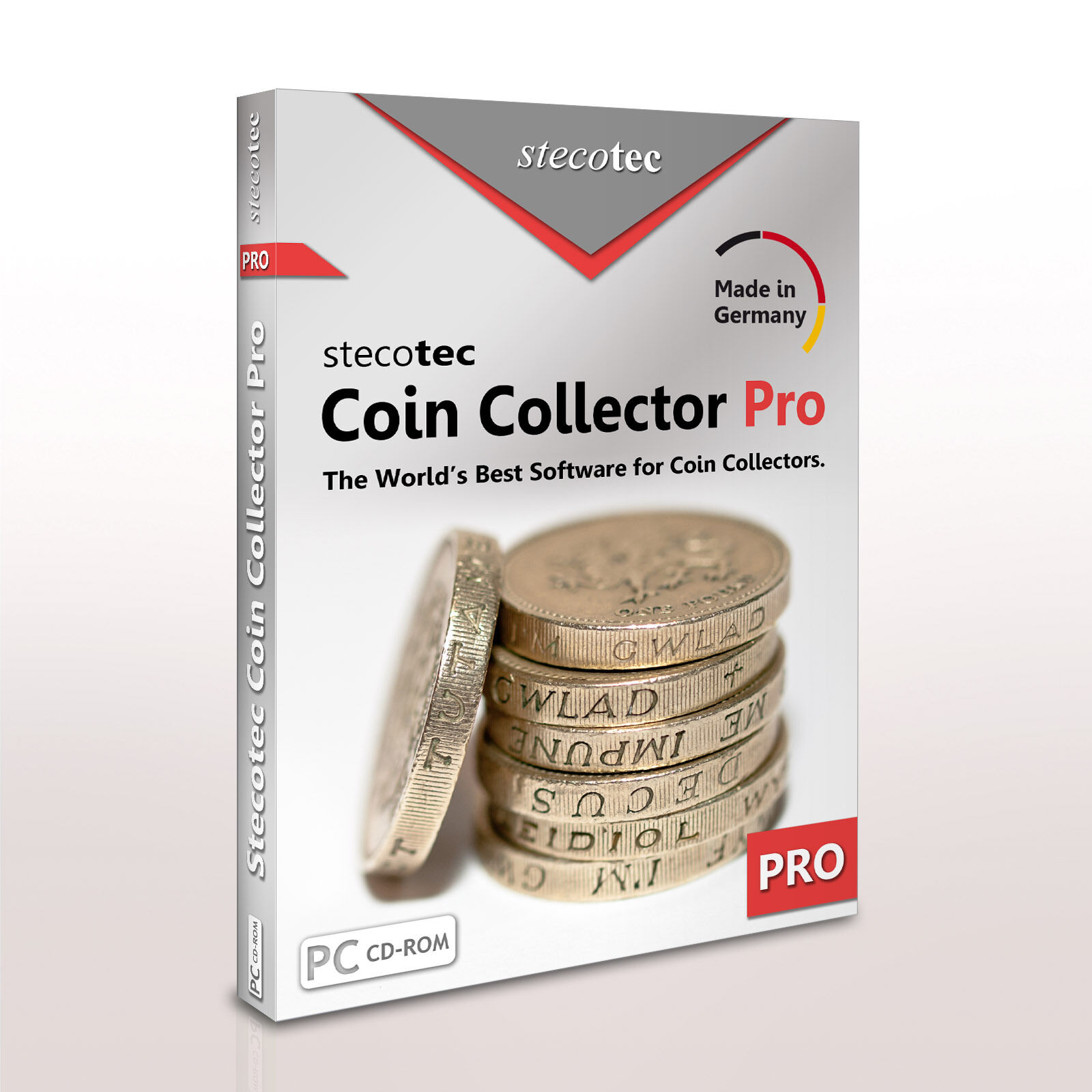 Stecotec Coin Collector Pro - Management Software for Coins / Numismatic Program