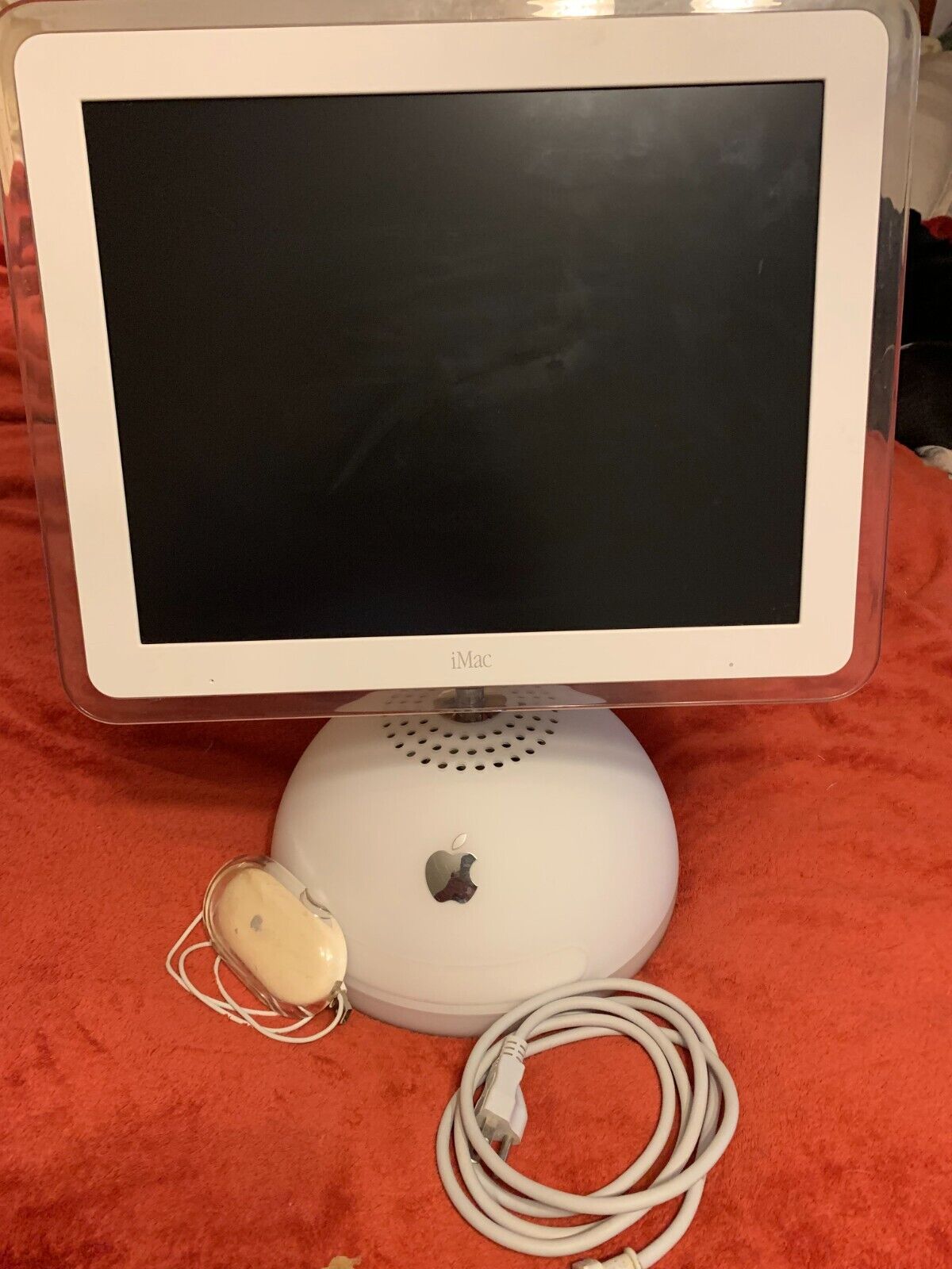 Vintage Apple iMac OS X M6498 15” Desktop Computer 256 MB/800MHz working tested