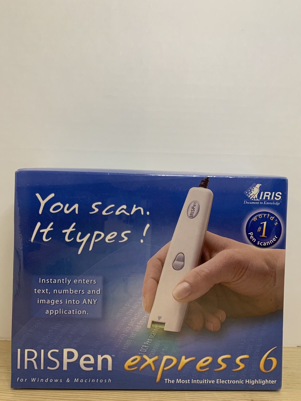 IRIS Pen Express 6 Handheld Scanner For Windows & Mcintosh