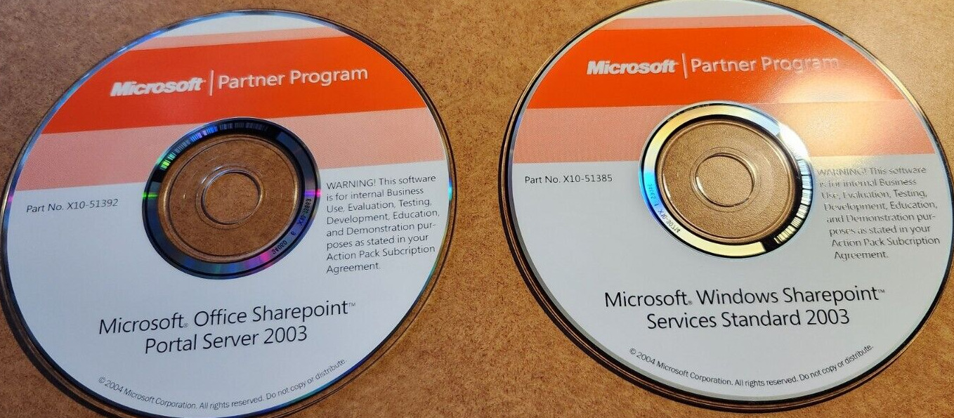 Microsoft Office Sharepoint Portal Server 2003 / Windows Sharepoint Services Std