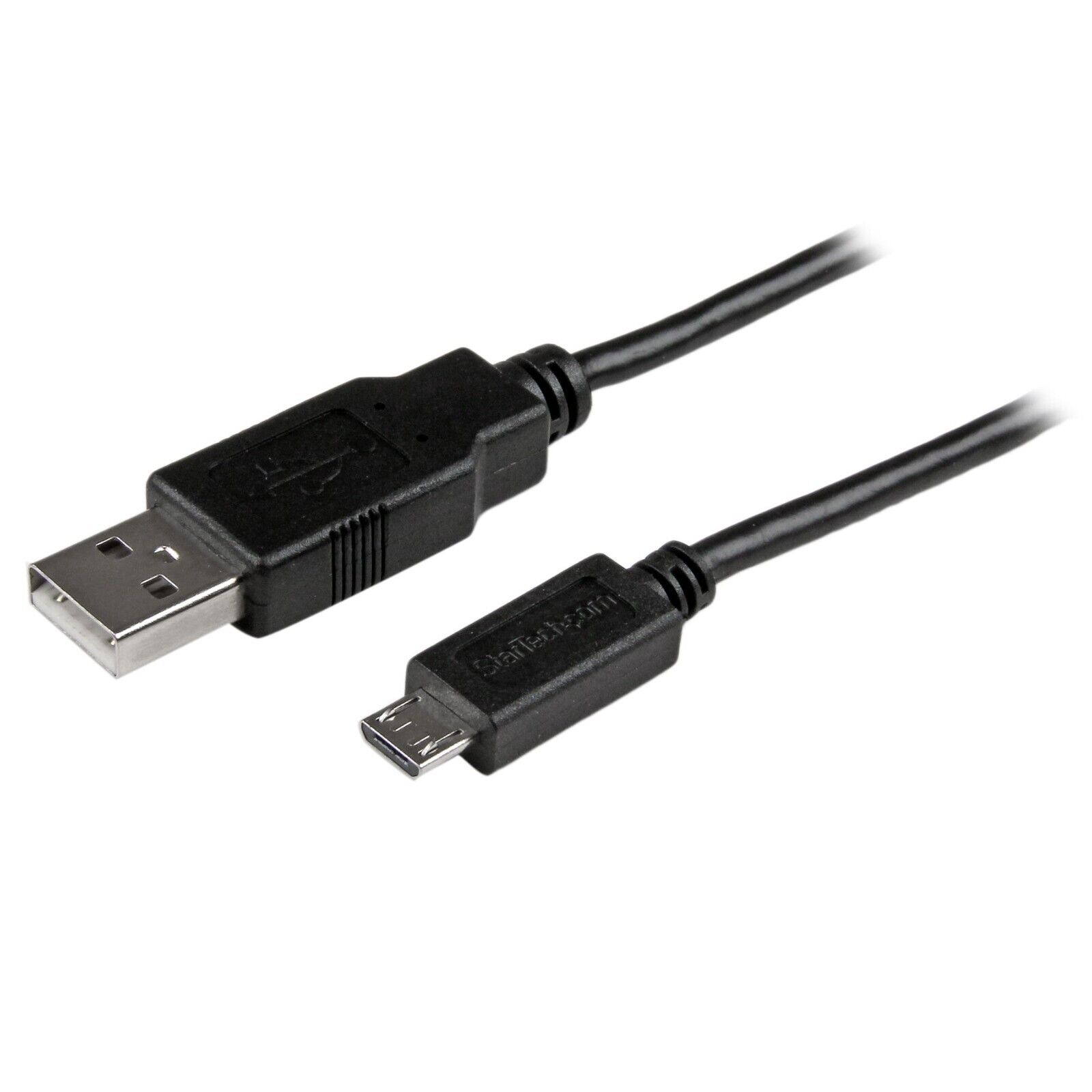 StarTech USBAUB3MBK 3m 10 ft Long Micro-USB Charge and Sync Cable M/M - USB 2.0