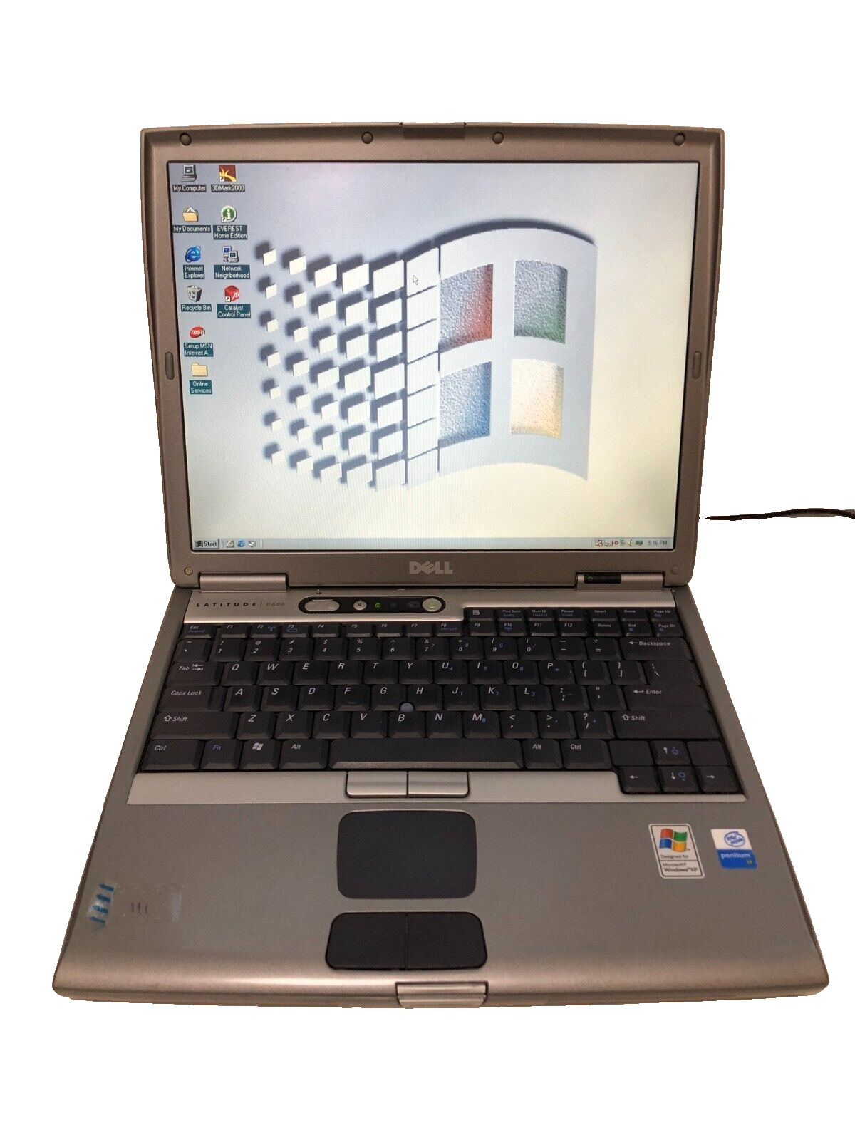 Vintage Dell Latitude D600 Notebook Laptop Win 98 SE Serial Parallel Port XCLNT