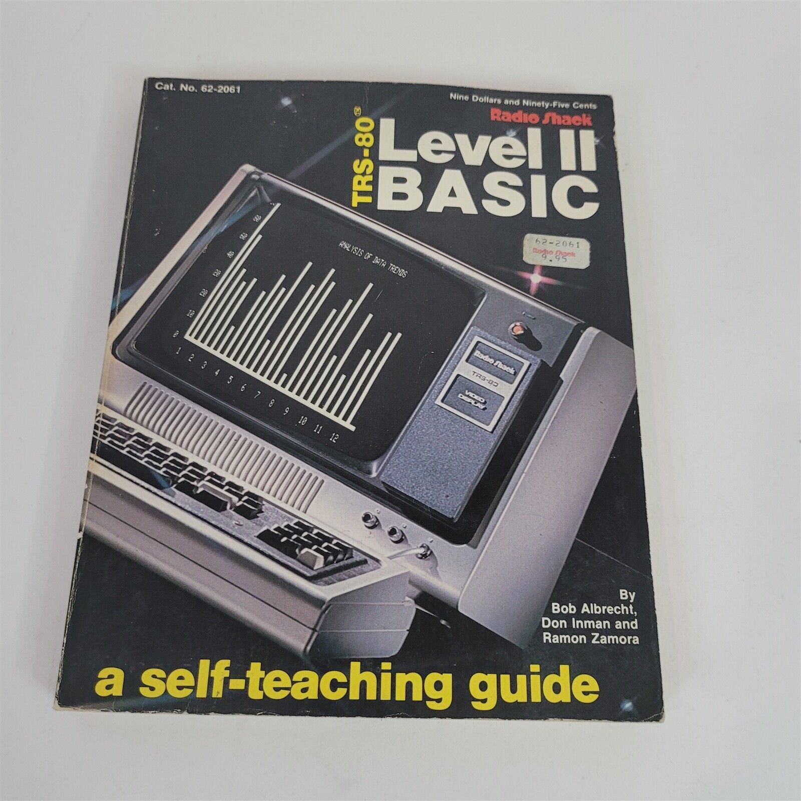 VTG 1980 Original Radio Shack TRS-80 Level II Basic Self-Teaching Guide 62-2061