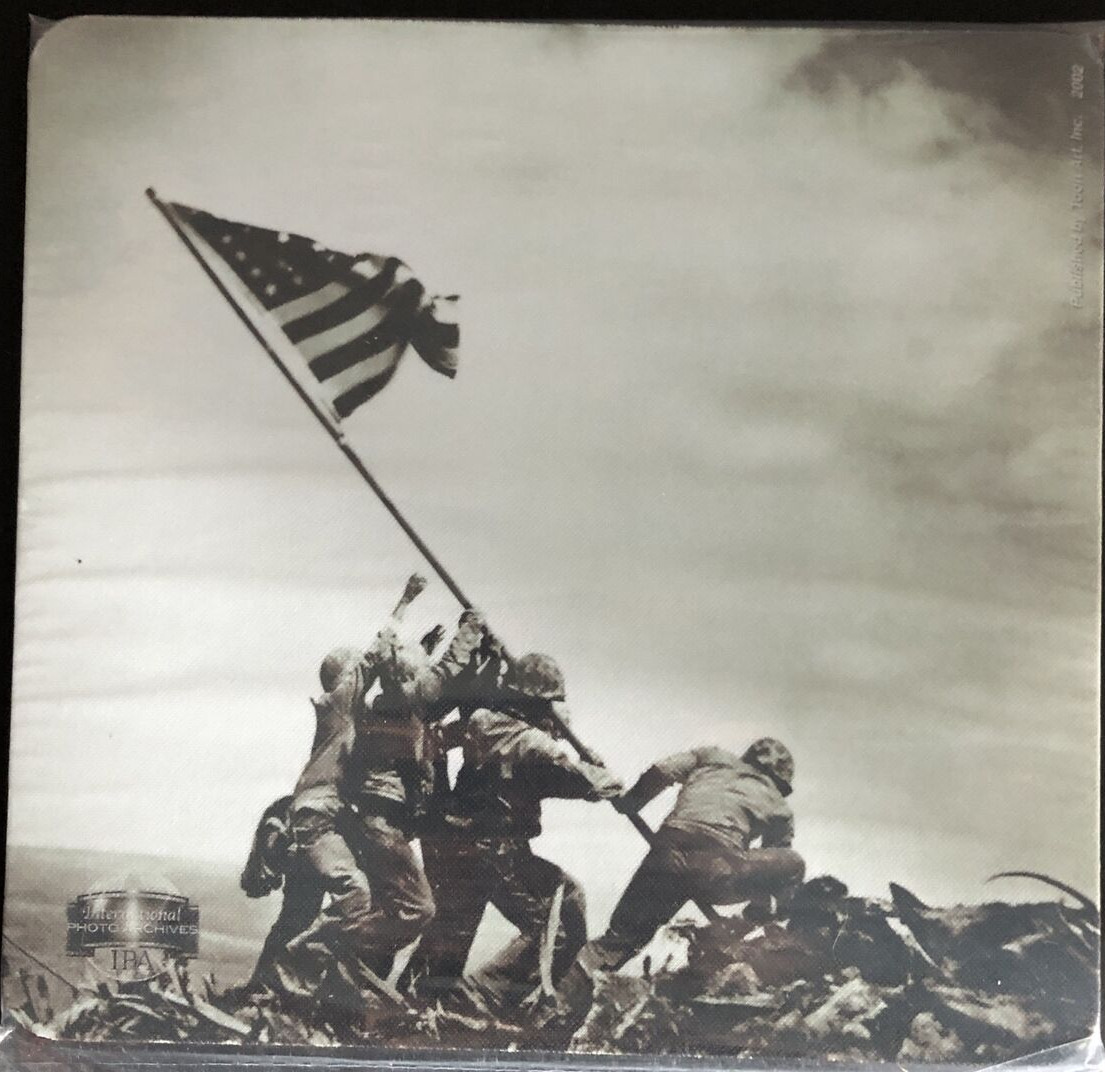 World War II - Iwo Jima - Mouse Pad, Deluxe Quality, Non-Skid Base - NEW