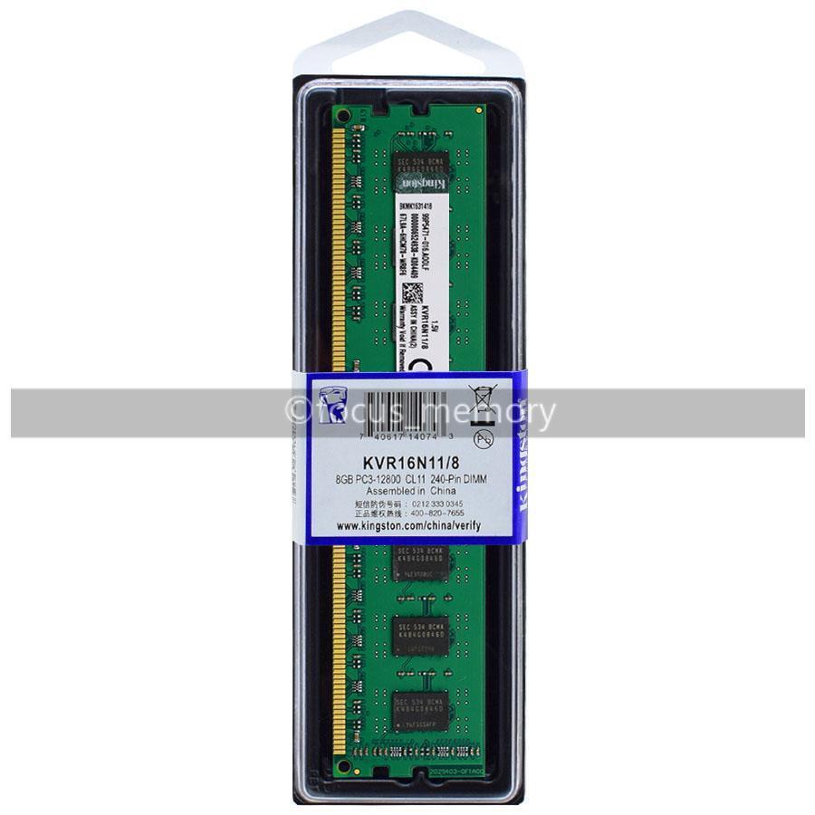 Kingston DDR3-1600MHz PC3-12800 240PIN Desktop DIMM Memory 8 GB X1/X2/X4/x10 lot