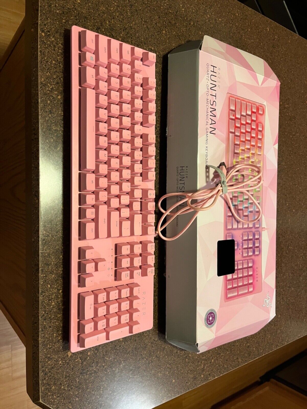 Razer Huntsman Pink Mechanical Gaming keyboard 