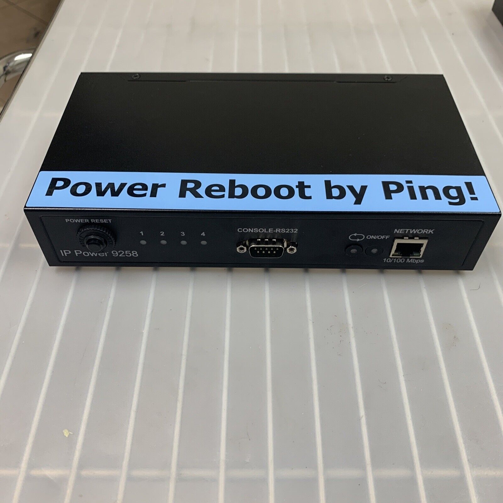 IP9258TP 4 Port Built-In Web AC Power Switch Controller Remote Reboot Auto PING