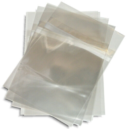 200Pak Resealable Plastic Wrap BLURAY Sleeves for 12mm Bluray Cases w/ Slipcover