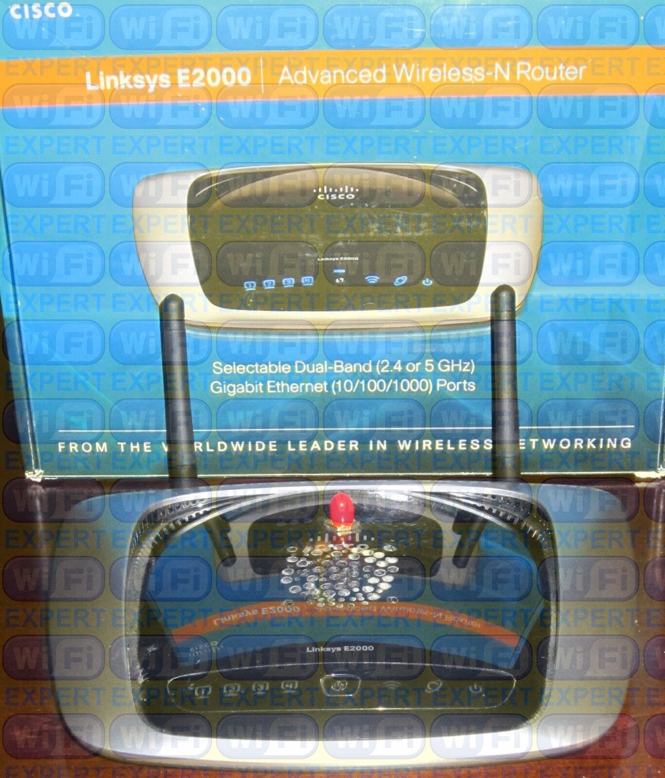 2dBi Dual Band Antenna Mod Kit for Most Linksys