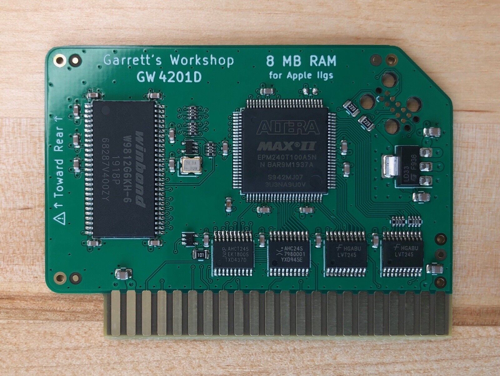 RAM2GS II (GW4201D) -- 8MB RAM for Apple IIgs ][gs -- new 2024 production
