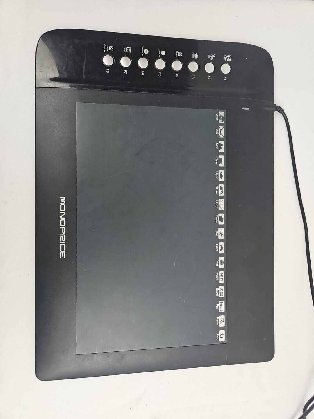 Monoprice Graphic Drawing Tablet MP1060-HA60 - No Box, No Pen, No CD