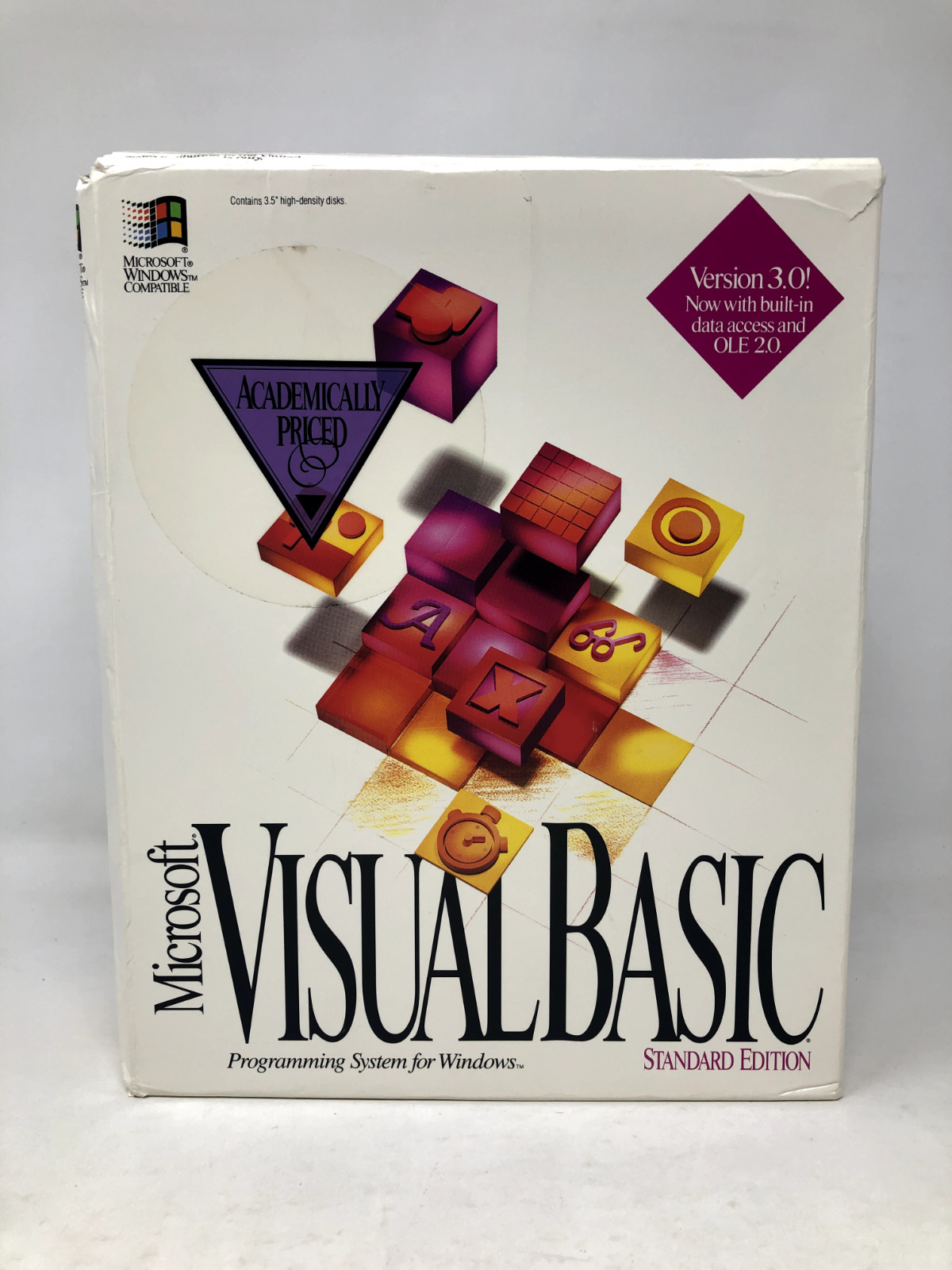 Microsoft Visual Basic 3.0, 3.5 Inch Disks Standard Edition Windows