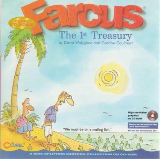 Farcus: The 1st Treasury PC MAC CD funny cartoon collection David Waisglass book