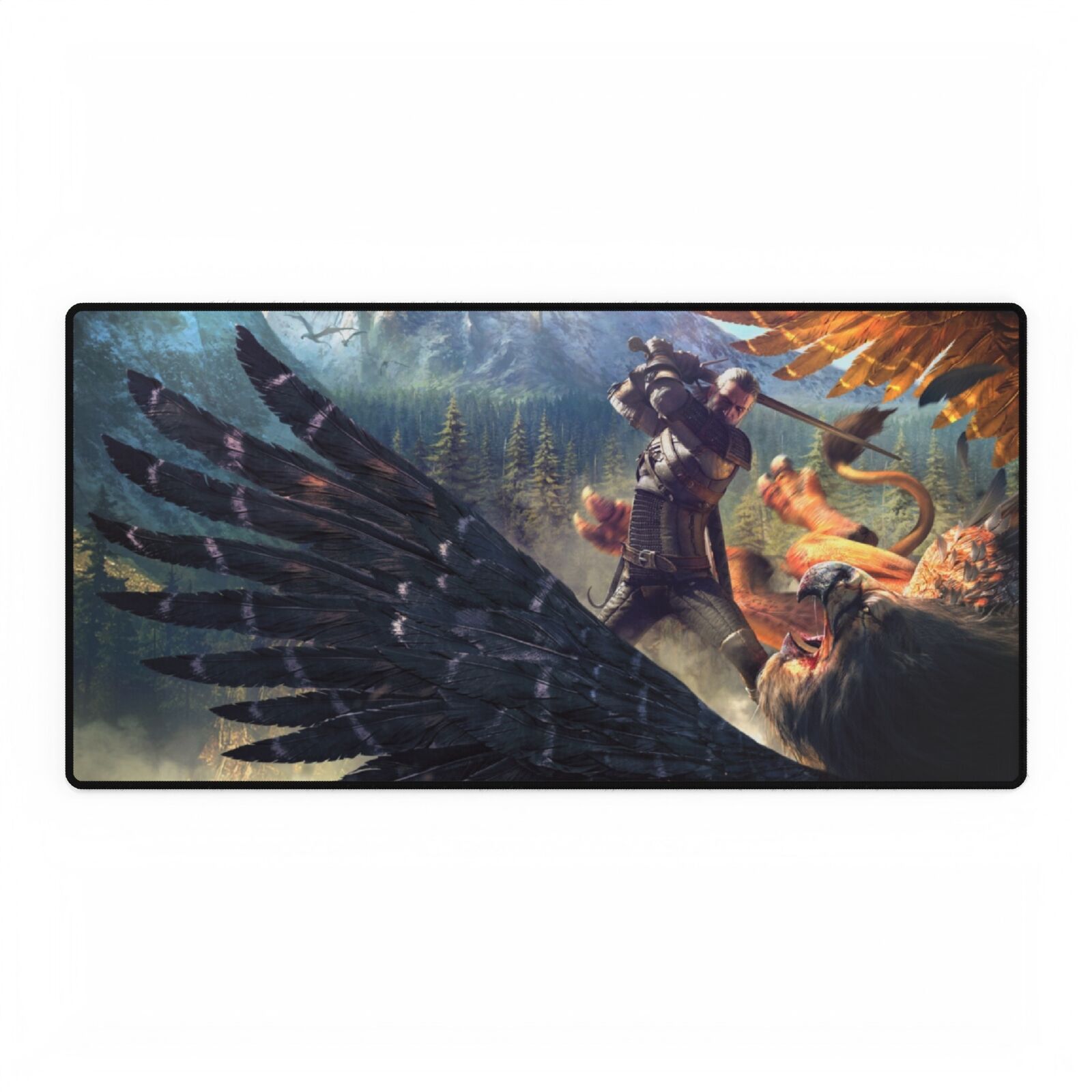 The Witcher 3 III High Definition Online PC PS Video Game Desk Mat Mousepad 