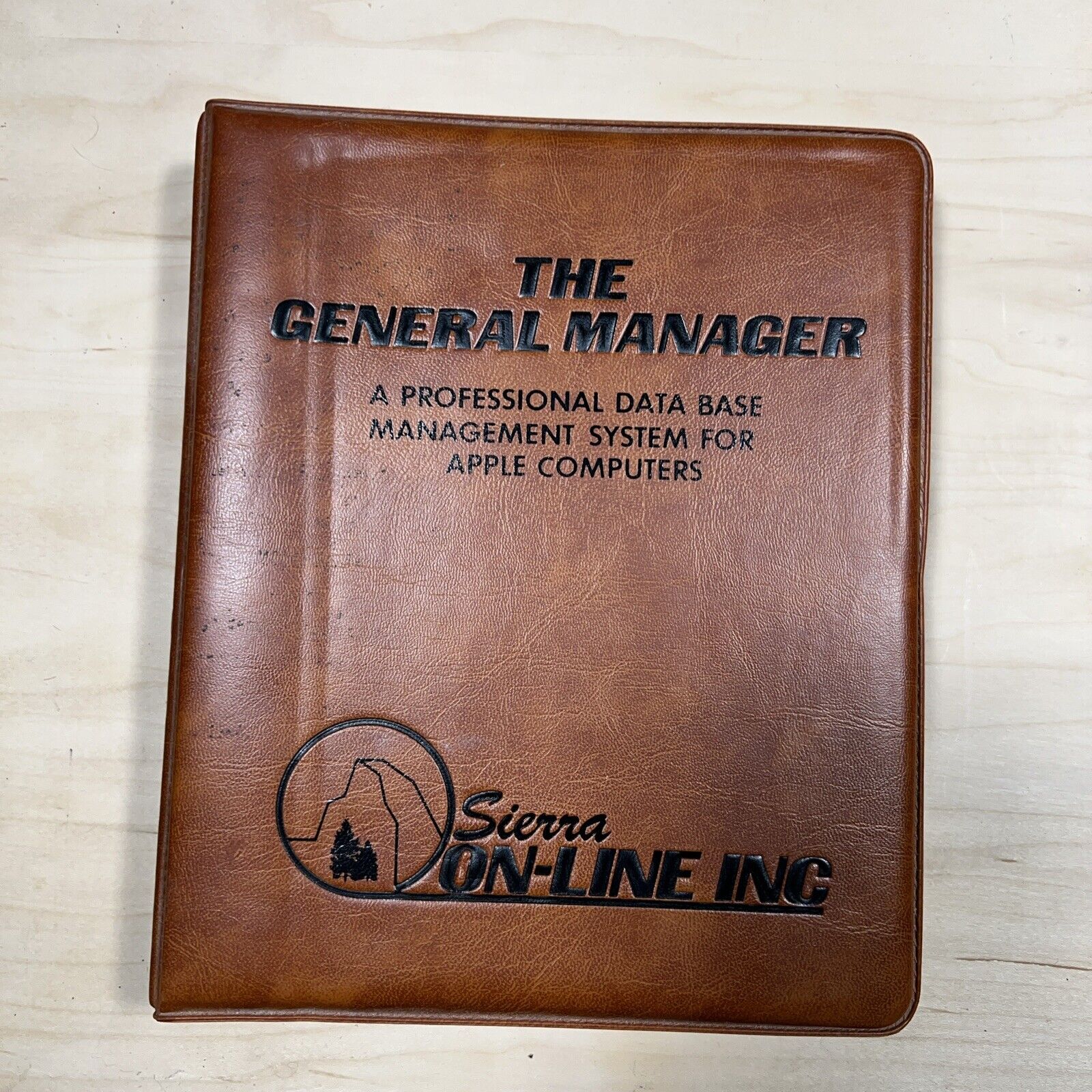 *NATIVE WORKING* Rare Apple II General Manager DBMS (1981, Sierra)
