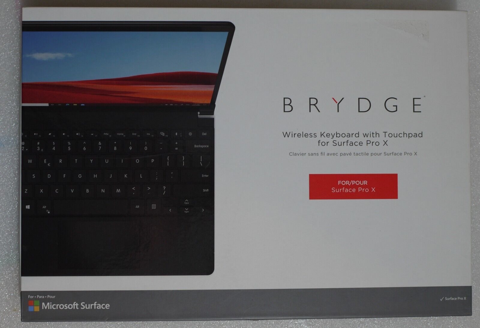 Brydge SPX+ Wireless Keyboard with Touchpad for Surface Pro X BRY7032
