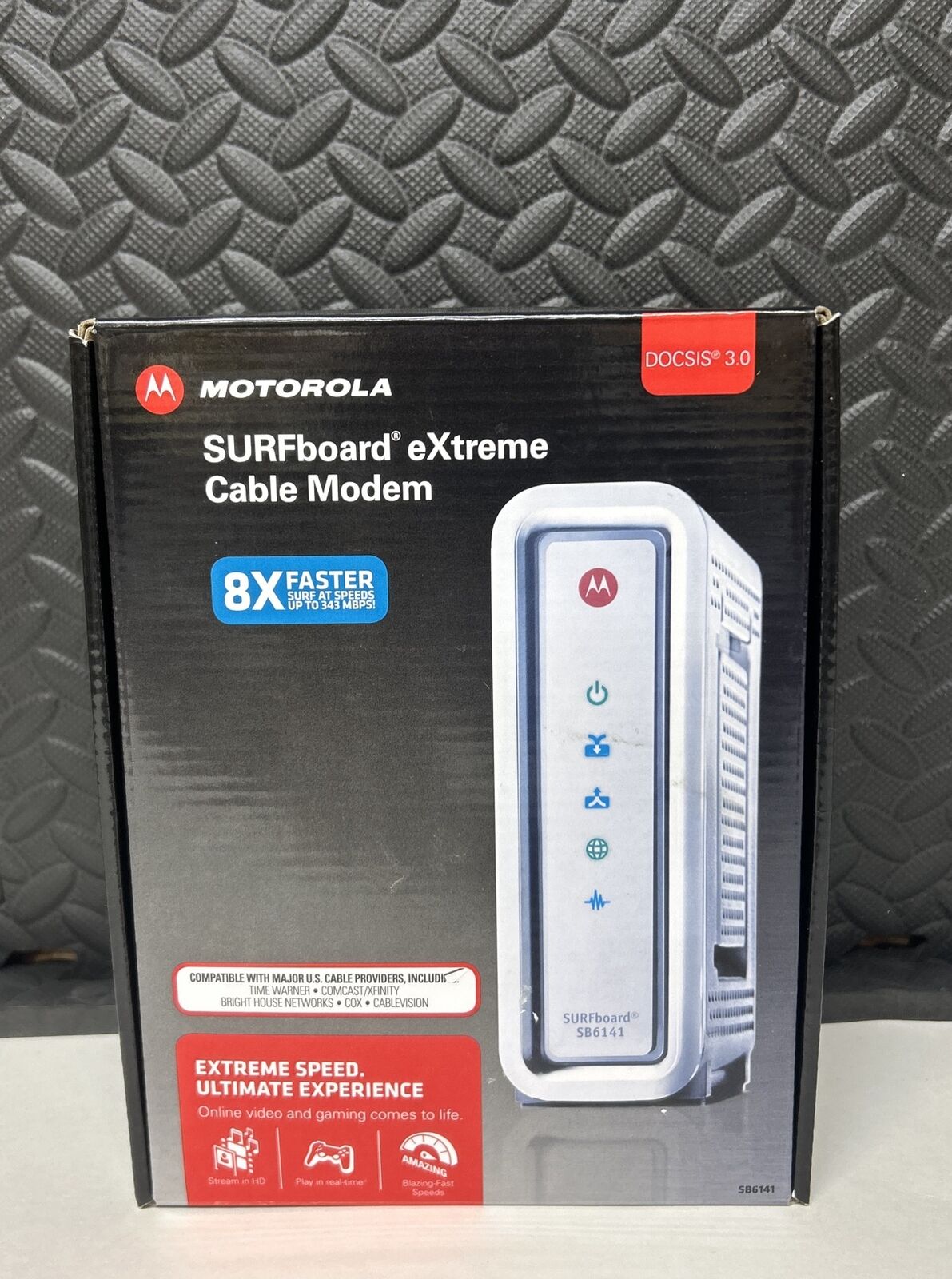Motorola SURFboard eXtreme Cable Modem - SB6141 - 343 MBPS Perfect For Gaming