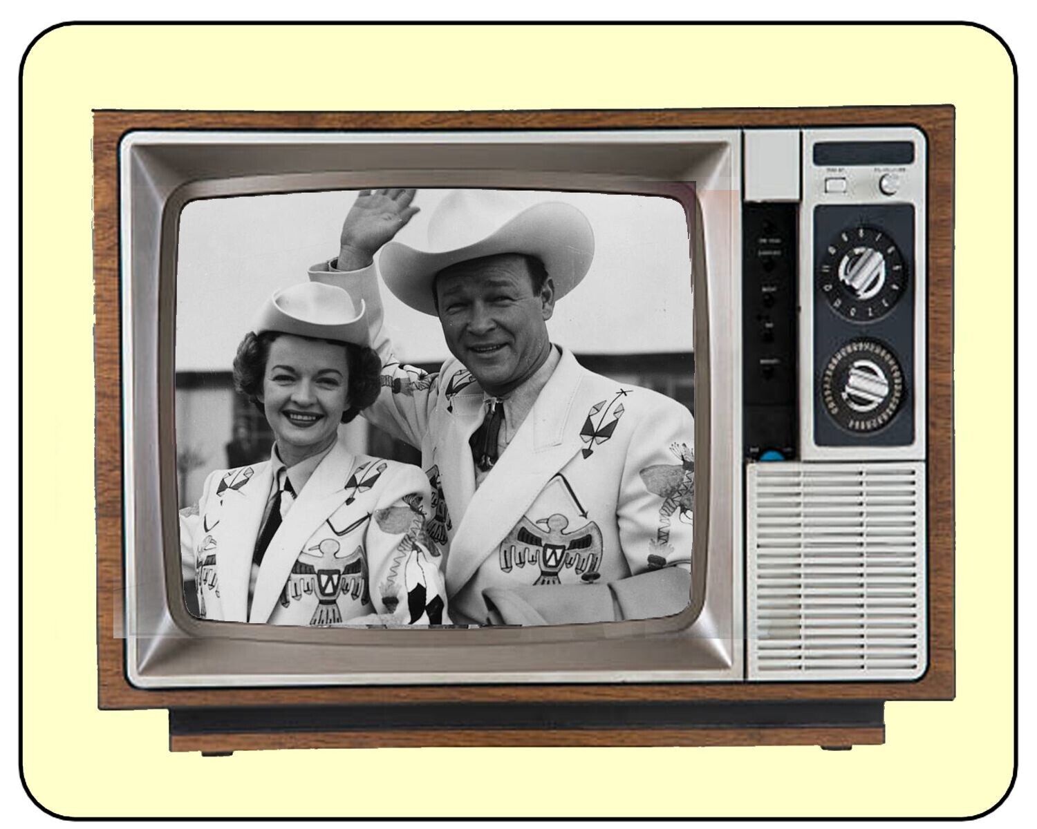 Roy Rogers TV  Shows Mousepad Computer Mouse Pad Accessory 7 x 9