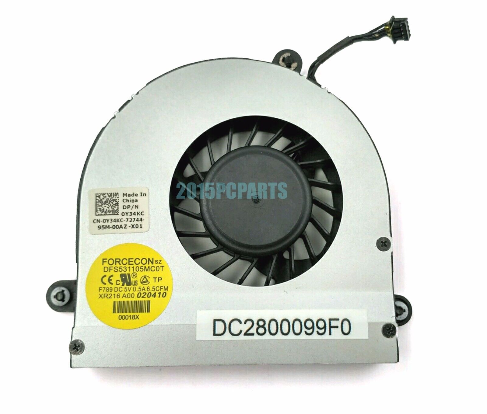 New for DELL ALIENWARE M17x R3 R4 CPU Cooling Fan DC28000CMF0 DC2800099F0