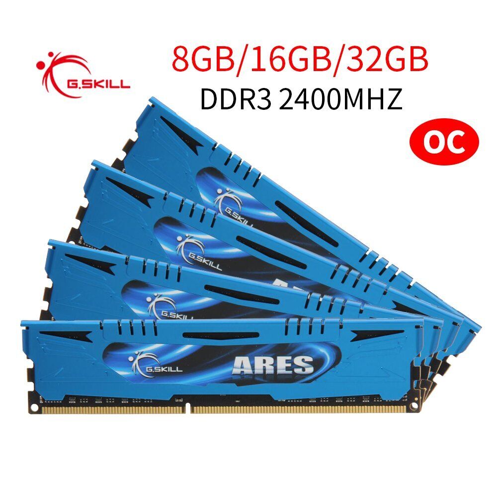 G.Skill 32GB 16GB 8GB DDR3 2400Mhz 2133MHz 1866MHz 1600MHz PC Memory DE