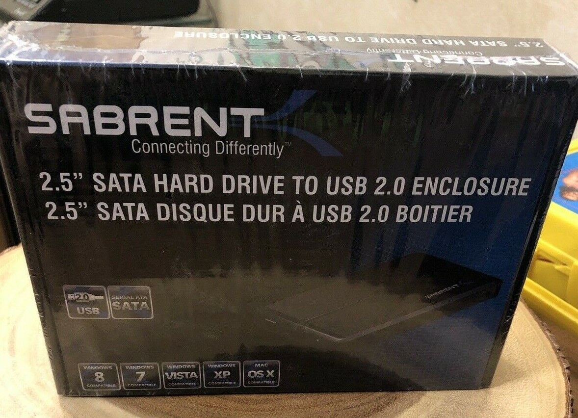 SABRENT EC-UST25 2.5 USB SATA ENCLOSURE NEW BOX 