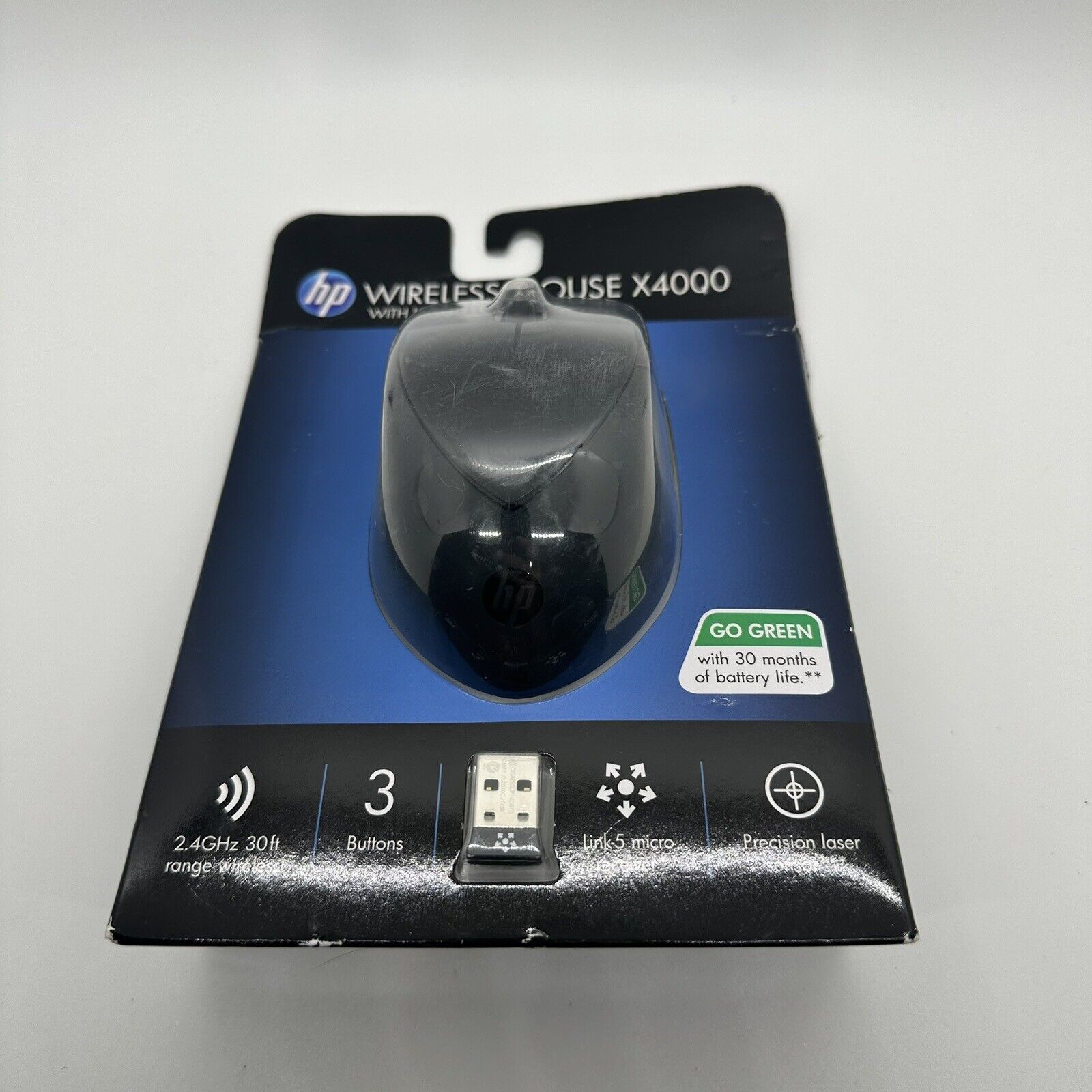 HP Bluetooth Wireless Laser Mouse X4000b  For Laptop PC Android