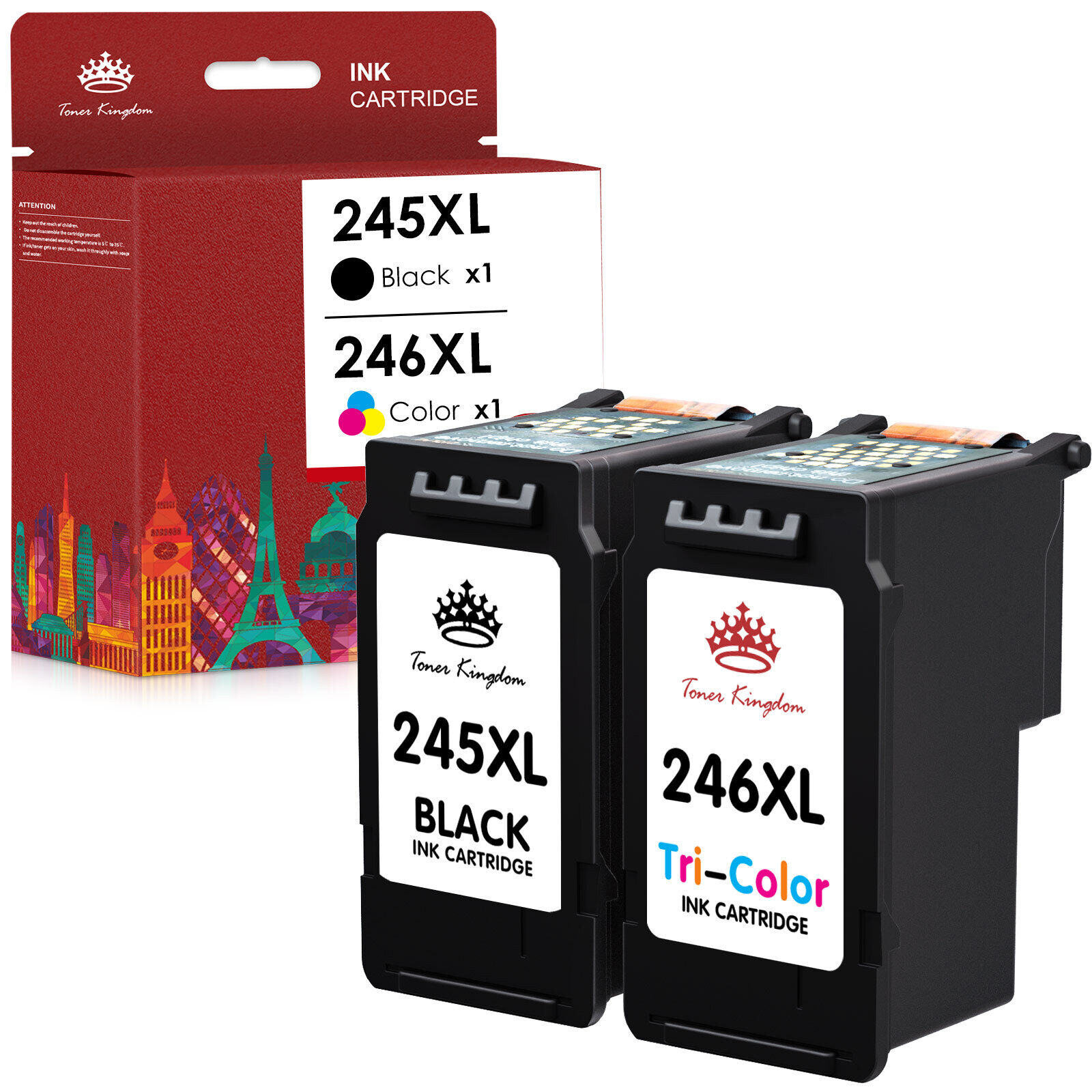 PG-245XL CL-246XL High Yield Ink Cartridge for Canon Pixma MG2522 TS3322 TR4522